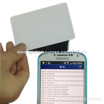 3.5mm audio jack proximity card reader, NFC/RF/Mifare1, Android/iOS,rechargeable/replaceable battery
